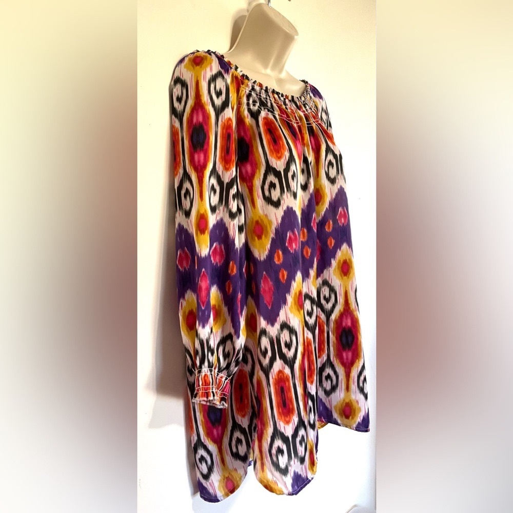 Chico's Multicolor Patterned Tunic Top - image 2